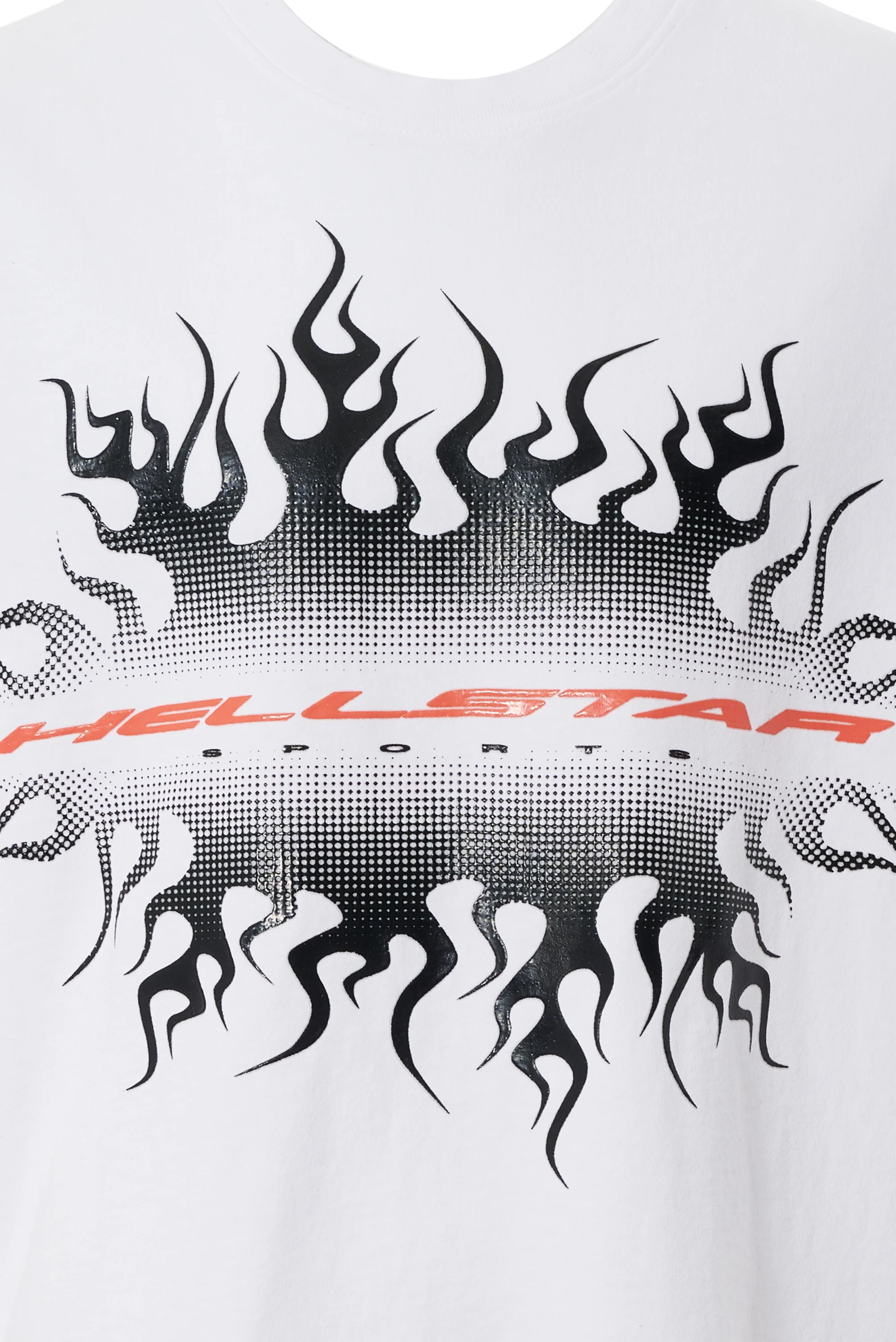 Gradient Flame Sports Logo T-Shirt - Image 3