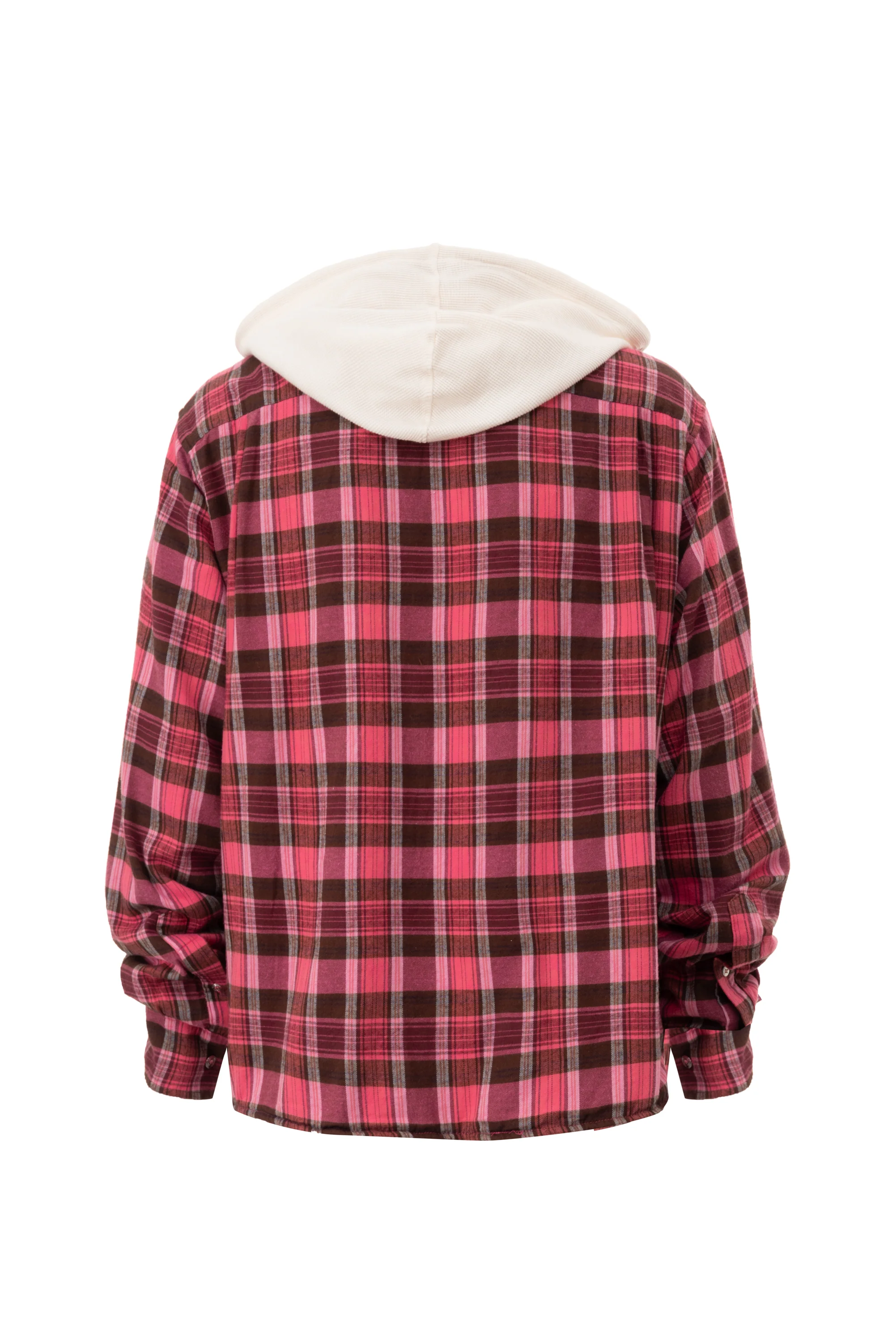 Plaid Button-up w/ Hood - Image 2