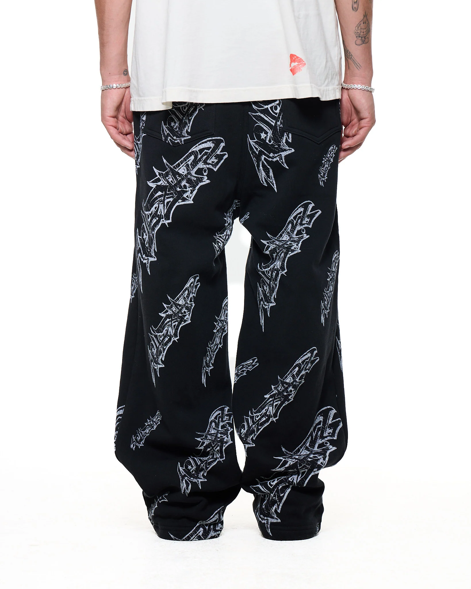 Graffiti Sweats (Black) - Image 4