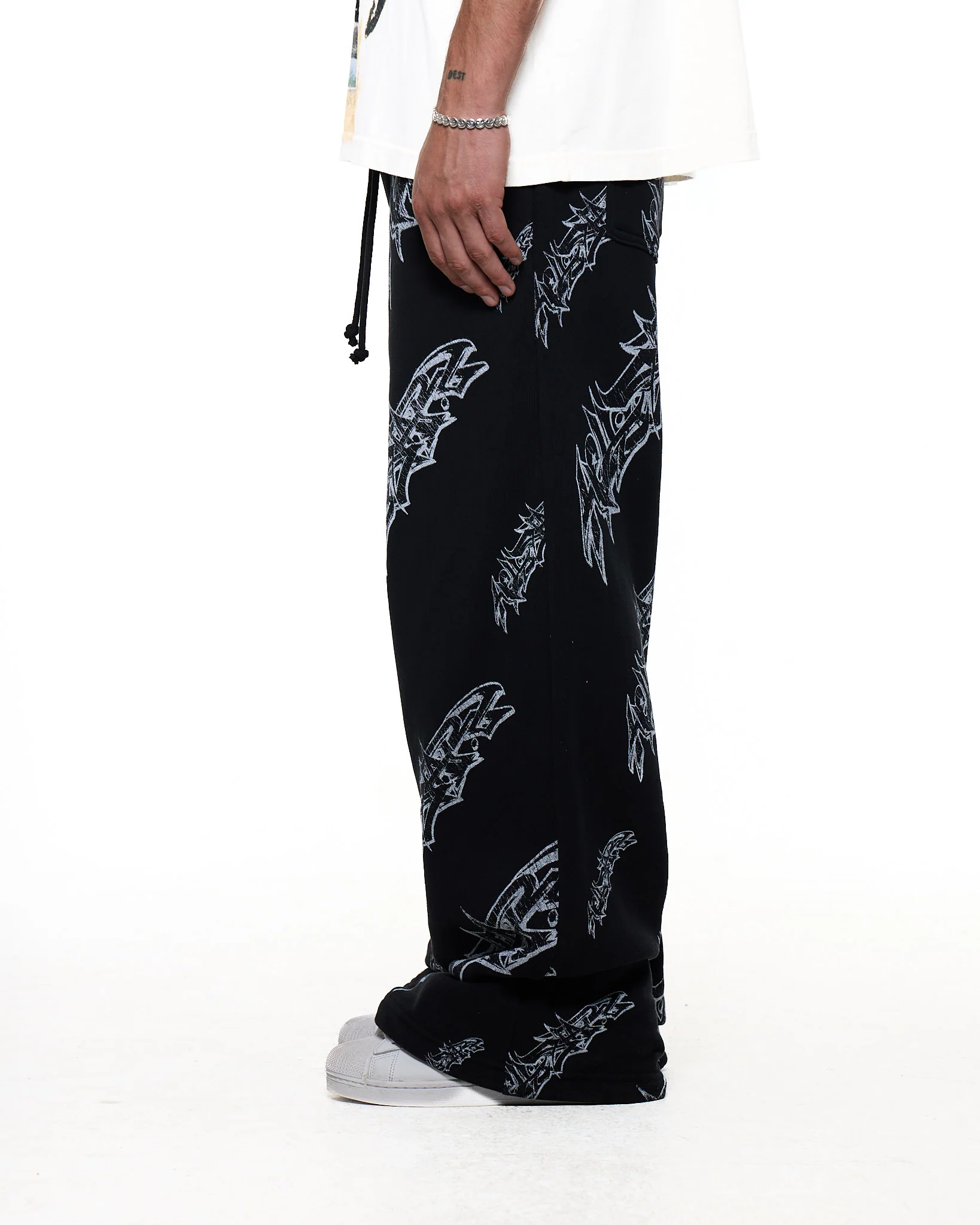 Graffiti Sweats (Black) - Image 6
