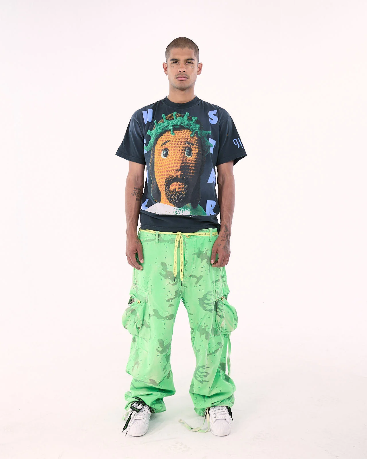 Crochet Jesus T-Shirt - Image 4