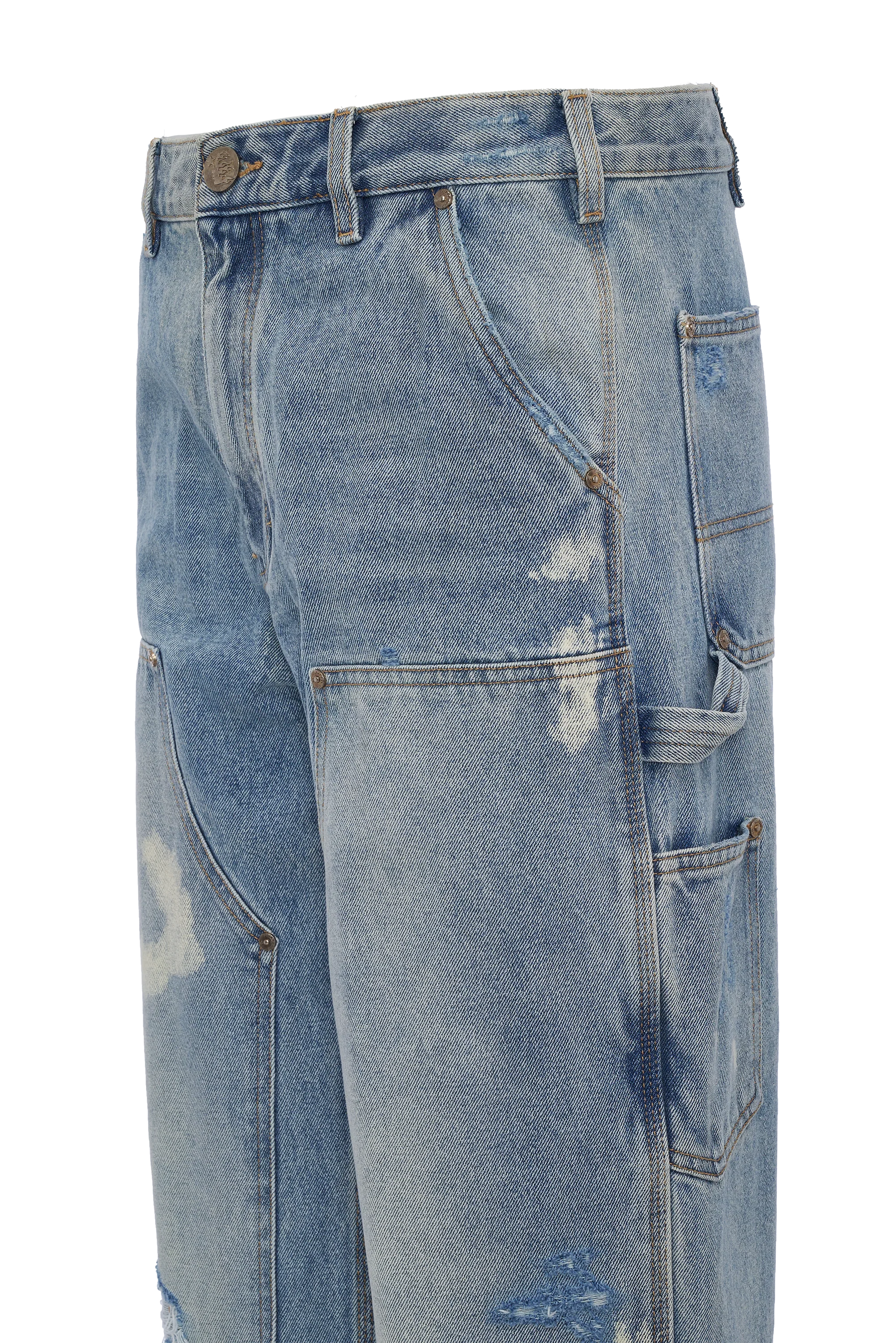 Distressed Carpenter Jeans - Blank - Image 3