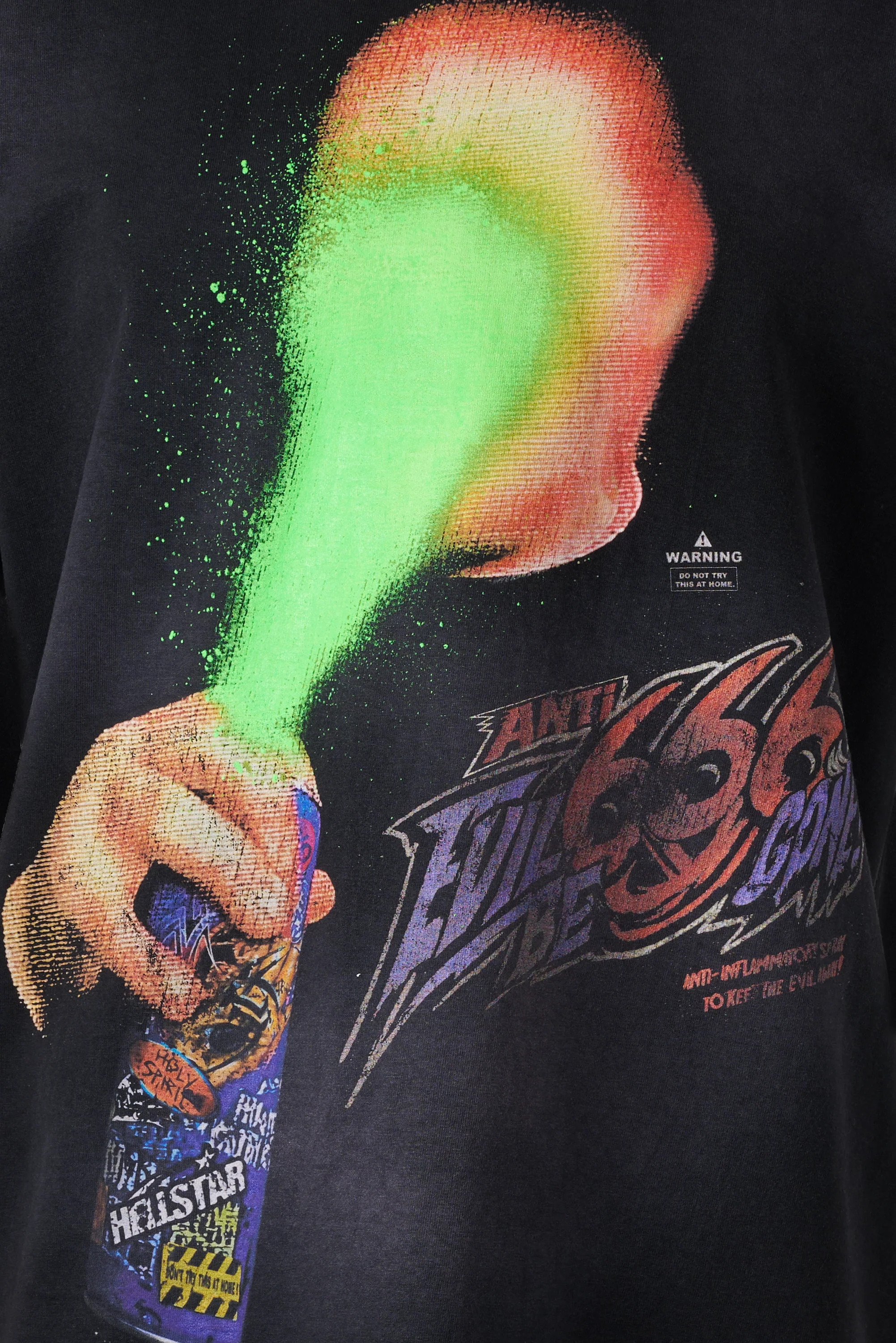 Anti-Spray T-Shirt - Black - Image 3